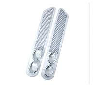 Terminale di scarico 2 Pezzi/set Di Puntali Per Marmitta Di Scarico Per Auto In Gomma ABS, Adesivi Per Tubi Di Scarico Doppi E Simulatore Di Suono, Accessorio Per Auto( D)