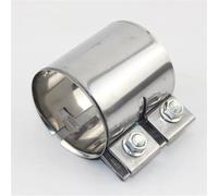 Terminale di Scarico 3 Pollici Tubo Scarico Marmitta Connettore Giunto Manicotto Morsetto Regolabile In Acciaio Inox Kit Fai Da Te Strumento Accessori Auto Turbo Fischio(85mm)