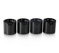 Terminale di Scarico 4 Pezzi Di Aggiornamento Per BMW Per M5 F90 Terminale Di Scarico Auto Silenziatore Scarico Tubo Di Coda Nero Decorazione Auto Scarico Coda Punta