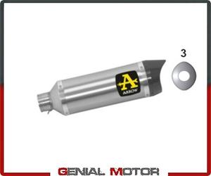 Terminale di scarico 71934PK per YAMAHA TRACER 9 GT Titanio 2021