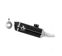 Terminale di scarico 71936AKN KTM DUKE125 Alluminio DARK RACE carbonio 2021 2023