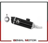 Terminale di scarico 73520ANN per KYMCO AK 550 Alluminio Dark 2021