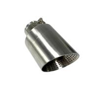 Terminale di Scarico 89/101/114MM Uscita Acciaio Inox Opaco Marmitta Terminale Scarico Tubo Universale Per BMW Turbo Fischio(51-89MM)