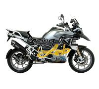 TERMINALE DI SCARICO ARROW ALLUMINI NERO OMOLOGATO PER BMW R 1200 GS / ADV 13-18