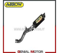Terminale di Scarico Arrow Gp2 Acciaio Nero Honda Cbr 1000 Rr 2014 > 2016