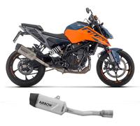 Terminale di Scarico Arrow Indy Race EVO titanio per KTM DUKE 125 2024 > 2026