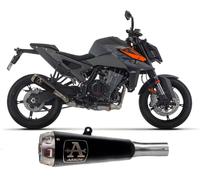 Terminale di Scarico Arrow PRO-RACE Nichrom Dark fond Acciaio KTM DUKE 990 2024