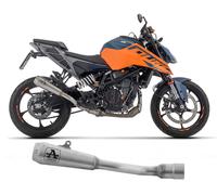 Terminale di Scarico Arrow PRO RACE Nichrom per KTM DUKE 125 2024 > 2026