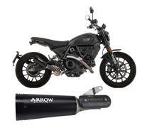 Terminale di Scarico Arrow REBEL Nichrom Dark per DUCATI SCRAMBLER 800 2025 2026