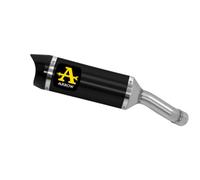Terminale di Scarico Arrow Thunder Carbon Alluminio Nero YAMAHA YZF R3 2021 2024