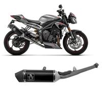Terminale di Scarico Arrow Veloce Allum Dark Triumph Street Triple 765 2020 2022