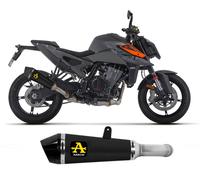 Terminale di Scarico Arrow X-KONE Nichrom Dark fond Carbonio KTM DUKE 990 2024