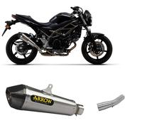 Terminale di scarico Arrow X-Kone+ Raccordo per Suzuki SV 650 2021 > 2023