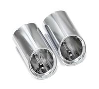 terminale di scarico Auto Scarico Copertura Punta Silenziatore Tubo Della Cornice Per BMW G20 G21 320d 320i 330i G22 G26 420i 430i 2020 + Marmitta di scarico(Argento)