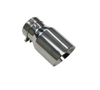 Terminale di Scarico Auto Universale Titanio Lega Colore Doppia Uscita Tubi Di Scarico Marmitta Terminale Di Scarico Racing Doppi Punte Di Scarico Scarico Coda Punta(In63-Out 101mm)