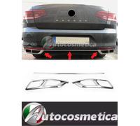 Terminale di Scarico Coperchio Barra Diffusore per VW Passat B8.5 2019+ R-Line