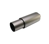 Terminale di Scarico Di Scarico Per Auto Scarico In Titanio Terminale Di Scarico Universale Interfaccia Di Qualità 63mm 76mm Silenziatore Di Scarico Scarico Coda Punta(76mm)