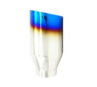 Terminale di Scarico Doppio Strato Riverbero Modificato Accessori Auto Di Scarico Marmitta Tubo Di Scarico Universale Ingresso 63MM Scarico Coda Punta