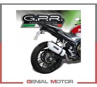Gpr Exhaust Systems Albus Ceramic Honda Cb 500 X 13-15 Homologated Slip On Muffler Bianco Homologated