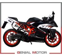 Terminale di Scarico GPR ALBUS CERAMIC Omologato per KTM RC 125 High L 2014 2016