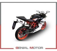 Terminale di Scarico GPR ALBUS CERAMIC Omologato per KTM RC 390 High-l 2015 2016