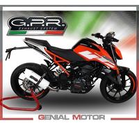 Terminale di Scarico GPR ALBUS EVO4 Omologato per KTM RC 390 2017 > 2020