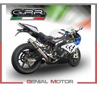 Gpr Exhaust Systems Deeptone Inox Bmw S 1000 Rr 15-16 Homologated Slip On Muffler Argento Homologated