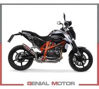 Terminale di Scarico GPR DEEPTONE INOX Omologato per KTM DUKE 690 2017 > 2020