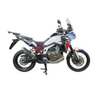 Gpr Exhaust Systems Silenziatore Ovale Omologato Dual Poppy Honda Crf 1100 L Africa Twin 21-22 Ref:e5.h.264.dual.po Carbon&stainless Steel