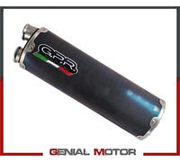Gpr Exhaust Systems Dual Poppy Benelli Trk 502 E5 21-22 Homologated Muffler Argento Homologated