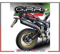 Terminale di Scarico GPR FURORE EVO4 NERO Omologato BMW F 750 GS 2018 > 2020