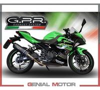 Terminale di Scarico GPR FURORE EVO4 NERO Omologato KAWASAKI NINJA 400 2018 2020