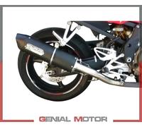 Terminale di Scarico GPR FURORE NERO Catalizzato HONDA CBF 600 S I.E. 2007 2012