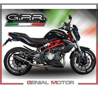 Terminale di Scarico GPR FURORE NERO Omologato BENELLI BN 302 2015 > 2016