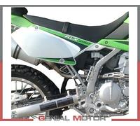 Terminale di Scarico GPR FURORE NERO Omologato KAWASAKI KLX 250 I.E. 2009 > 2016