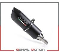GPR EXHAUST SYSTEM Y.57.FUNE Terminale Omologato con Raccordo Compatibile con YAMAHA XTZ 660 TENERE' 1991/98 Furore Nero