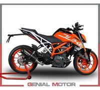 Terminale di Scarico GPR FURORE NERO Racing per KTM DUKE 390 2017 > 2020