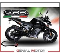 Terminale di Scarico GPR FURORE NERO Racing per KTM DUKE 790 2017 > 2020