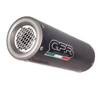 Gpr Exhaust Systems M3 Poppy Ducati Scrambler 800 Icon/icon Dark 21-22 Ref:e5.d.137.2.cat.m3.pp Stainless Steel Slip On Homologated Muffler Argento Homologated