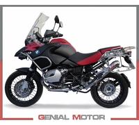 Gpr Exhaust Systems Powercone Evo Bmw R 1200 Gs/adventure 10-12 Homologated Muffler Argento Homologated