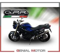 G.P.R. Silenziatore omologato Powercone Evo per BMW F 800 R 2017-2019 Euro 4 Argento
