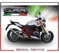 Gpr Exhaust Systems Powercone Evo R 1200 R Lc 15-16 Homologated Muffler Argento Homologated