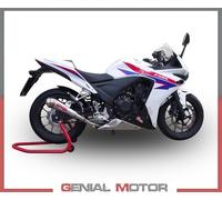 Gpr Exhaust Systems Powercone Evo Cbr 500 R 12-16 Homologated Muffler Argento Homologated