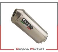 Gpr Exhaust Systems Satinox Benelli Trk 502 17-20 Euro 4 Cat Homologated Muffler Argento Homologated