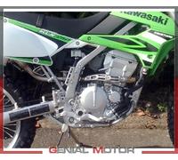 Gpr Exhaust Systems Satinox Kawasaki Klx 250 Sf Ie 09-12 Homologated Slip On Muffler Argento Homologated