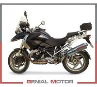 Gpr Exhaust Systems Trioval R 1200 Gs Adventure 10-13 Homologated Slip On Muffler Argento Homologated