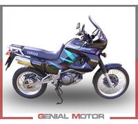 G.P.R. Scarico Slip-on Trioval Yamaha XTZ 660 Tenere 1991-1998 Omologato Argento