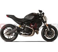 Terminale Di Scarico HpCorse Gp07 Black Ducati Monster 797 2017 > 2020