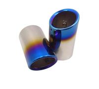 Terminale Di Scarico In Acciaio Inossidabile Da 76 Mm 1 Pezzo Per CC Per Magotan Per Tiguan Terminale Di Scarico Messa A Punto Decorazione Auto(Blue)