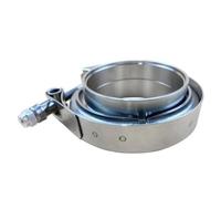 Terminale di scarico Kit Di Morsetti A V A Sgancio Per Rapid O In Acciaio Inox 304 Per Tubi Di Scarico Auto Con Flangia Maschio-femmina 1,5" A 6" 38Mm-152Mm Terminali(2.5inch-63mm)